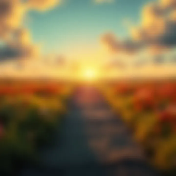 Pathway to Personal Growth and Insight A pathway leading towards a bright horizon symbolizing personal growth