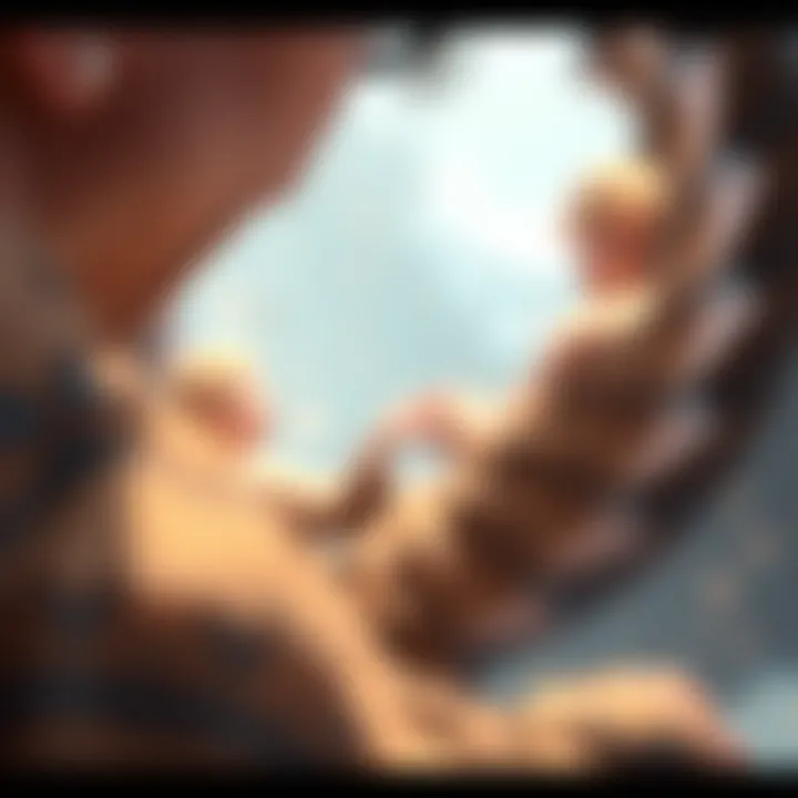 Emotional Clarity through Boundaries Abstract illustration depicting emotional balance and clarity