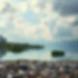 Serenity in Words A serene landscape symbolizing calmness and reflection