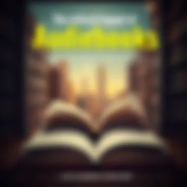 An infographic showcasing the rise of audiobooks in reading habits