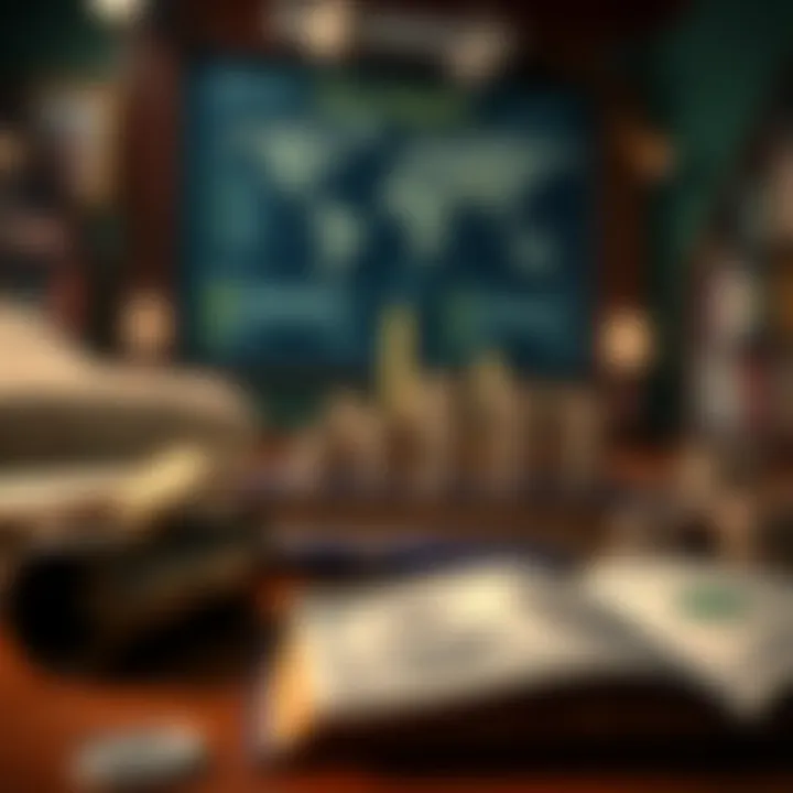 Conceptual representation of budgeting and saving strategies