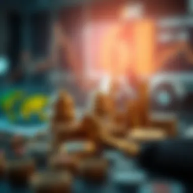 Investment Diversification Concepts Diverse investment portfolio representation