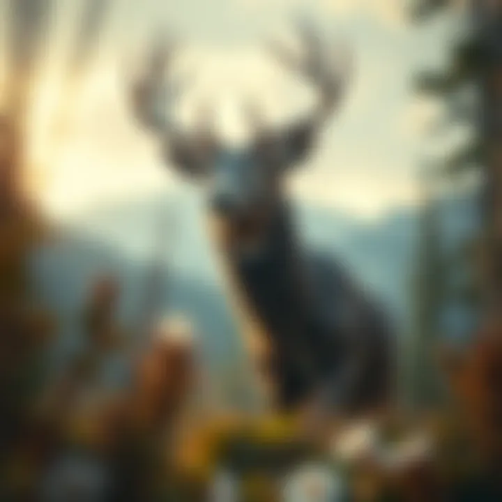 Buck's Journey to Self-Discovery An illustration of Buck transitioning from domesticity to wilderness, highlighting his transformation.