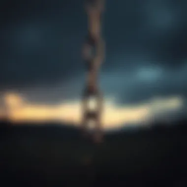 Courage: The Strength Found in Vulnerability A symbolic representation of courage with a broken chain