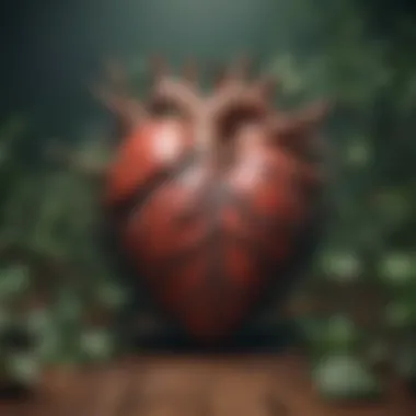 The Struggle for Authenticity A visual representation of a heart surrounded by thorns, illustrating the struggle between authenticity and societal expectations.