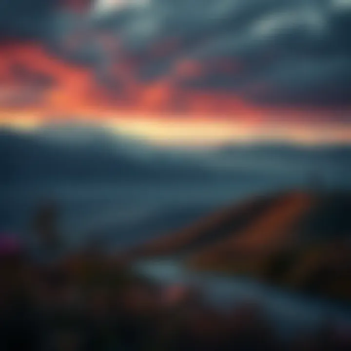 The Journey of Change A serene landscape representing the journey of change