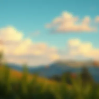 A serene landscape symbolizing the importance of boundaries