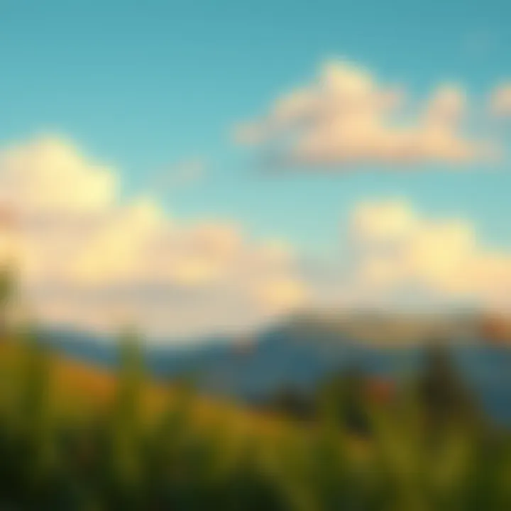 A serene landscape symbolizing the importance of boundaries