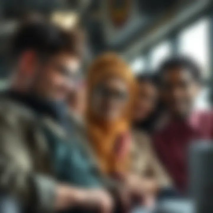 Teamwork and Synergy in Action Visual representation of teamwork and synergy among diverse characters