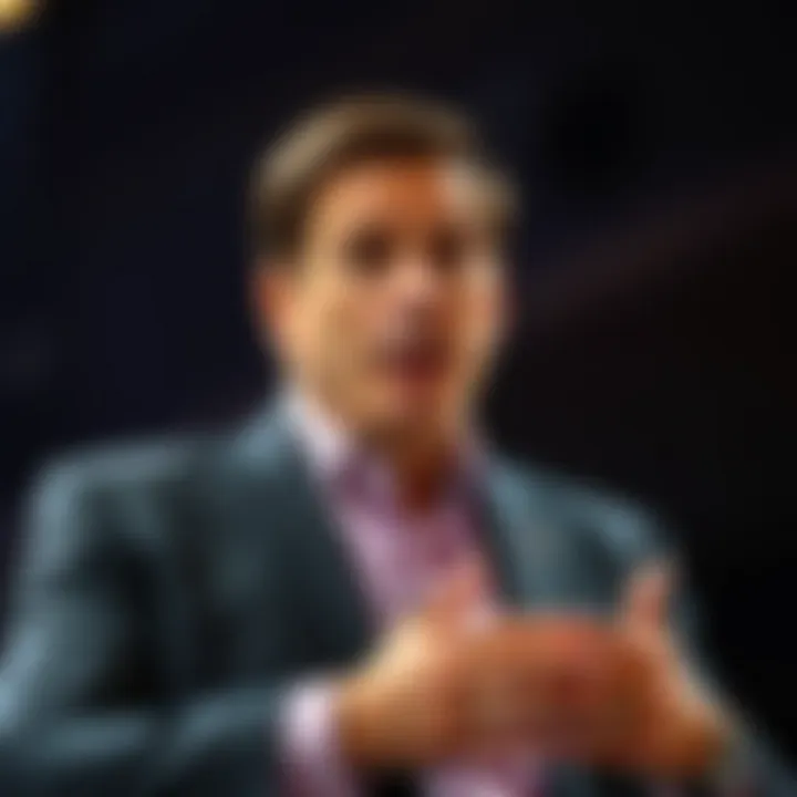 Motivational Insights from Tony Robbins Tony Robbins delivering a motivational speech on finance