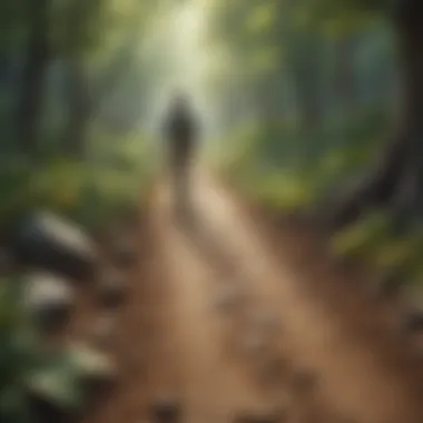 The Journey of Personal Growth Conceptual image of personal growth