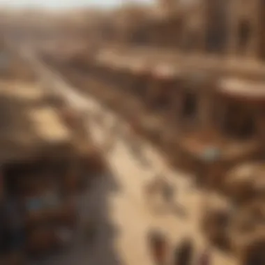 The Marketplace of Babylon: A Hub of Trade and Wealth Ancient Babylonian marketplace illustrating trade principles