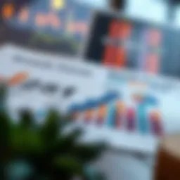 A strategic financial chart illustrating growth trends