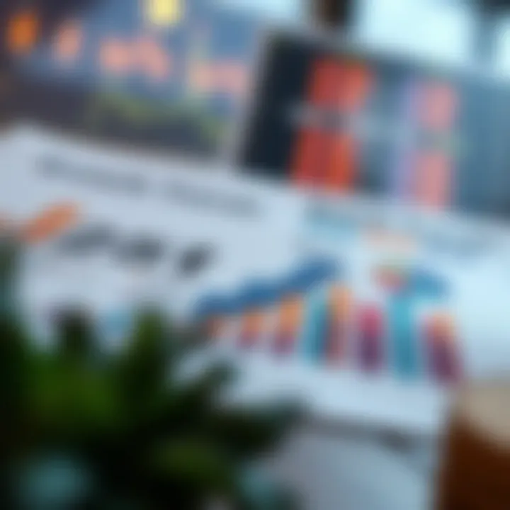 A strategic financial chart illustrating growth trends