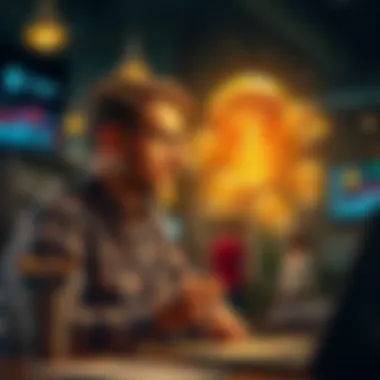 Innovative Entrepreneur Brainstorming Ideas Innovative entrepreneur brainstorming ideas