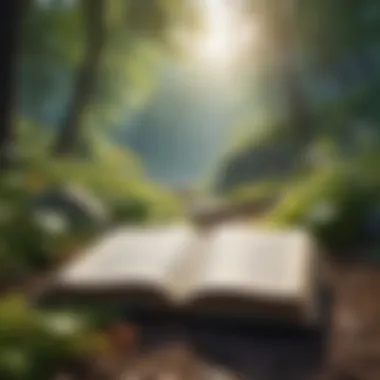 Inspiration in Nature A serene landscape symbolizing inspiration