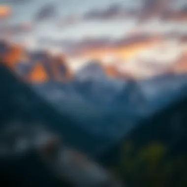 Strength and Perseverance A serene mountain landscape, embodying strength and perseverance