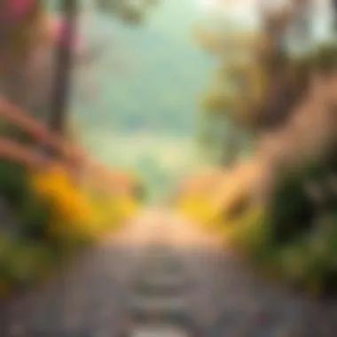 Pathway to Personal Growth A serene landscape symbolizing personal growth