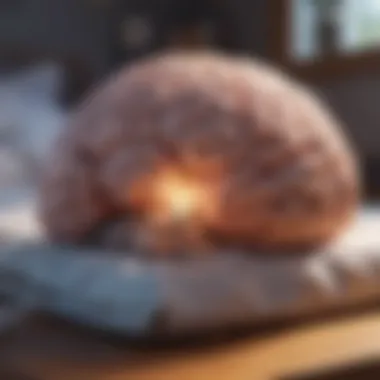 The brain's activities during sleep and wakefulness An illustration of the brain engaged in various cognitive activities, highlighting the importance of sleep for mental function.