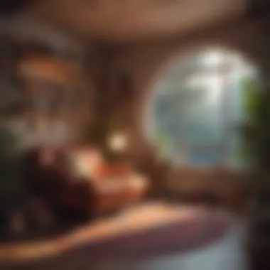 A Space for Reflection and Learning A cozy reading nook