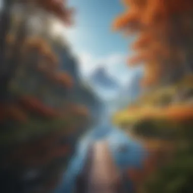 Journey to Self-Discovery A serene landscape symbolizing self-discovery