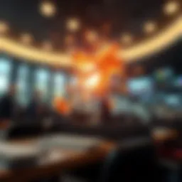 Symbolic representation of transformation in business success.