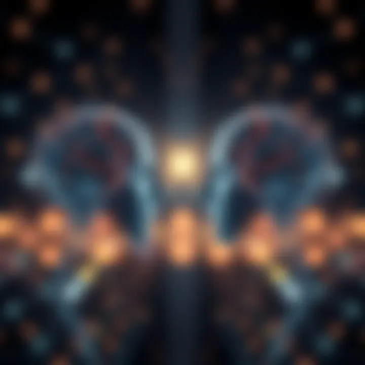 Concept of clear communication illustrated through interconnected minds