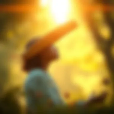 Illustration representing the essence of freedom and insight