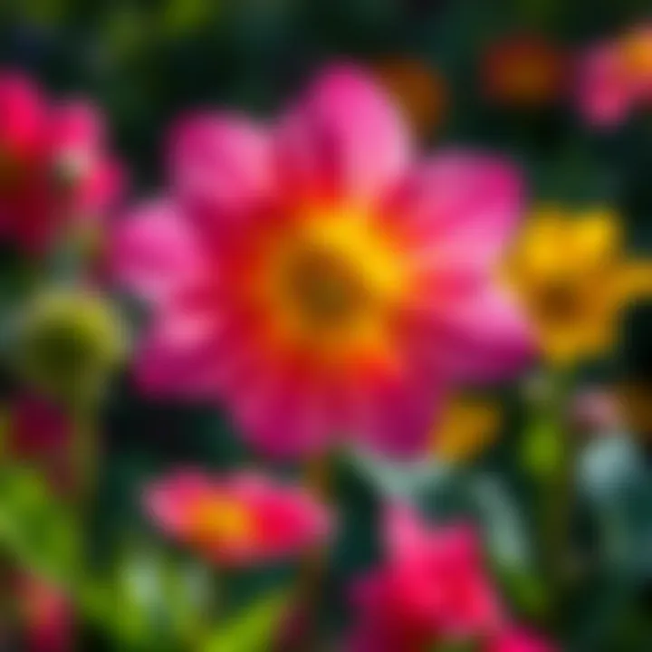 Growth and Renewal: The Essence of Inspiration A beautiful blooming flower in a vibrant garden