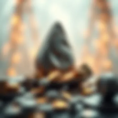Balance Between Wealth and Fulfillment An abstract art piece capturing the balance between wealth and personal fulfillment.